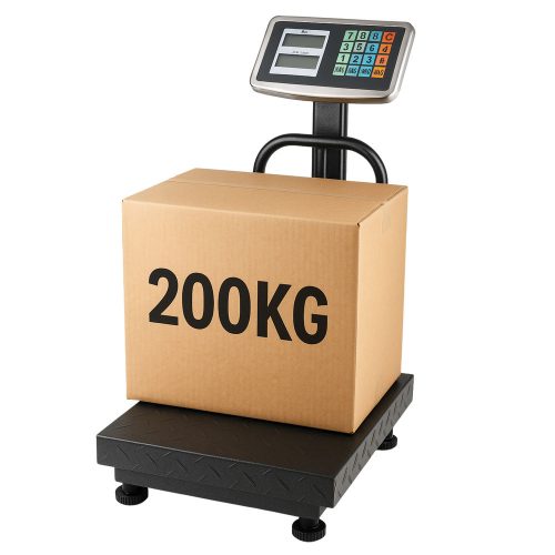 LCD elektronikus mérleg platform raktári pontosság 20 g-ig 200 kg-ig