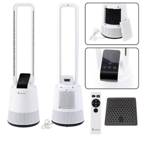   Lapát nélküli padlóventilátor oszcillációs időzítő LCD kijelző TÁVIRÁNYÍTÓ