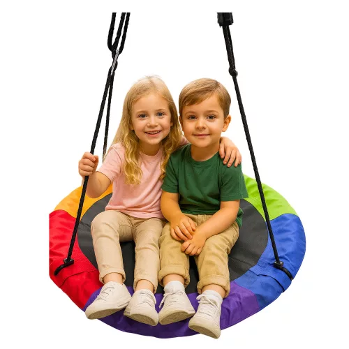 Kerti hinta Gólyafészek gyerekeknek Színes 100cm