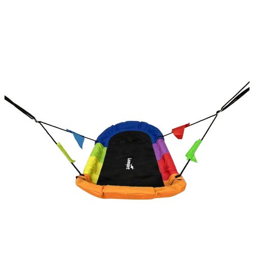 Kerti hinta Gólyafészek téglalap alakú színes 167 x 75 cm