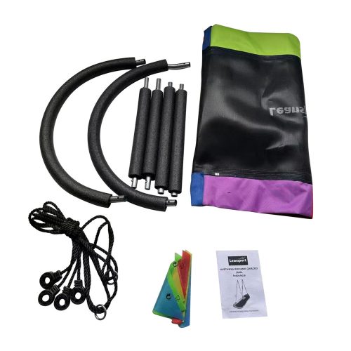 Kerti hinta Gólyafészek téglalap alakú színes 167 x 75 cm