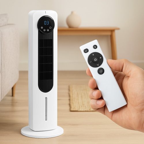 Vízpadló oszlop Ventilátor ionizációs oszcillációs kijelző TÁVIRÁNYÍTÓ