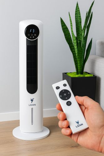 Vízpadló oszlop Ventilátor ionizációs oszcillációs kijelző TÁVIRÁNYÍTÓ