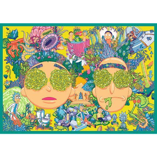 Rejtvény - 4x250 - Rick és Morty őrült világa - Warner Rick és Morty Trefl 13338