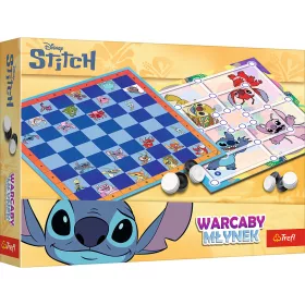 Dáma és Malom játék Lilo és Stitch Trefl 02799