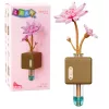 Építőelemek Lotus Flower Pink üvegben 376 db.