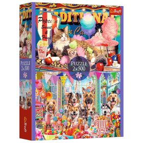 Rejtvény - 2x500 - Fluffy Friends Trefl 37495