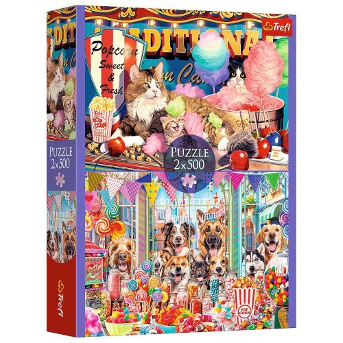 Rejtvény - 2x500 - Fluffy Friends Trefl 37495