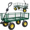 Összecsukható kerti szállítókocsi acél utánfutóval 200 kg