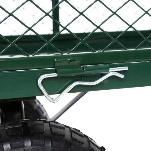 Összecsukható kerti szállítókocsi acél utánfutóval 200 kg