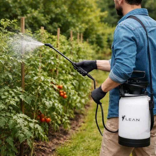 Kézi nyomású permetező öntözéshez, trágyázáshoz, permetezéshez LEAN 5L