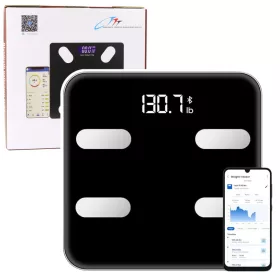   Elektronikus fürdőszobamérleg intelligens Bluetooth funkcióval BMI BMR alkalmazás
