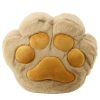 Plush Pillow with Hand Pocket and Blanket Warmer Beige 40cm