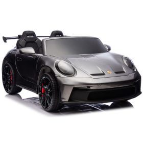   DK-P911 Porsche GT3 elektromos kisautó, szürke fényezéssel