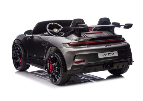 DK-P911 Porsche GT3 elektromos kisautó, szürke fényezéssel