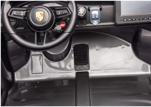 DK-P911 Porsche GT3 elektromos kisautó, szürke fényezéssel