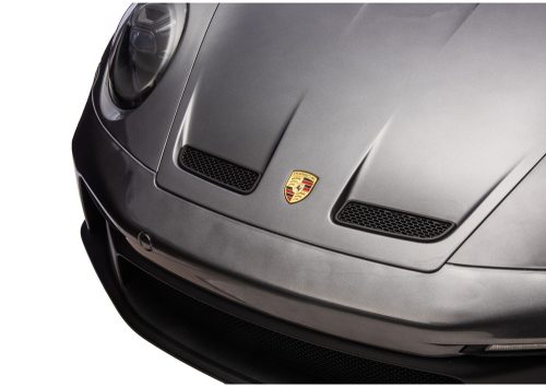 DK-P911 Porsche GT3 elektromos kisautó, szürke fényezéssel