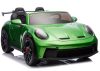 DK-P911 Porsche GT3 zöldre festett akkumulátoros autó
