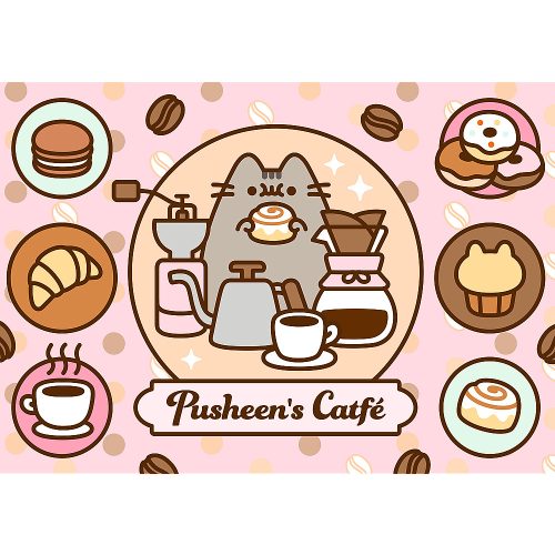 Rejtvény - 500 - Pusheen a Trefl 37528 kávézóban