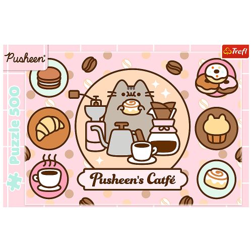 Rejtvény - 500 - Pusheen a Trefl 37528 kávézóban