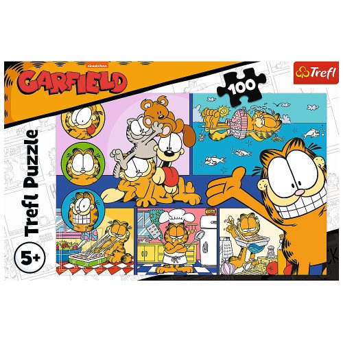 Rejtvény - 100 - Lazy Garfield Trefl 16521