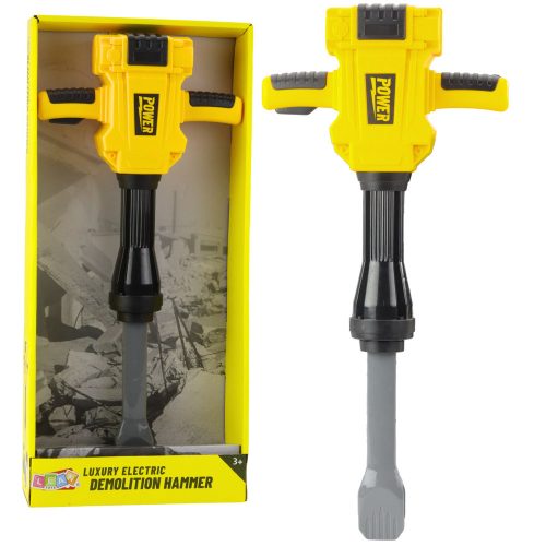 Pneumatikus bontókalapács gyerekeknek Fények Hangok Rezgések Sárga