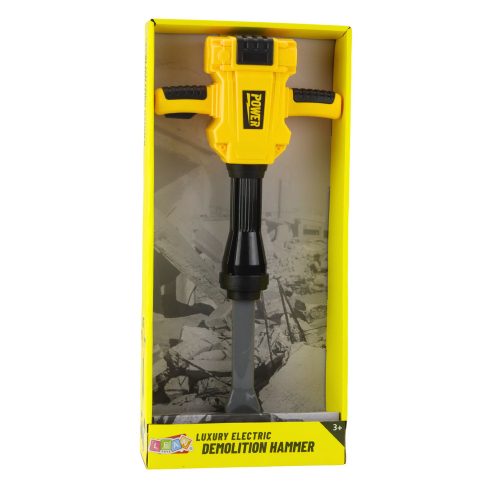 Pneumatikus bontókalapács gyerekeknek Fények Hangok Rezgések Sárga