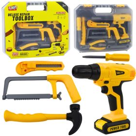   Barkácskészlet Fúró-hajtószerszámok Fények Hangok Bőrönd