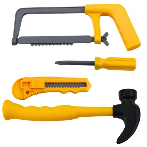 Barkácskészlet Fúró-hajtószerszámok Fények Hangok Bőrönd