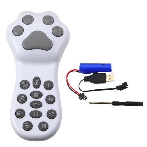 Interaktív Husky Robot Dog Távirányítós RC Hangtrükkök Szürke-A