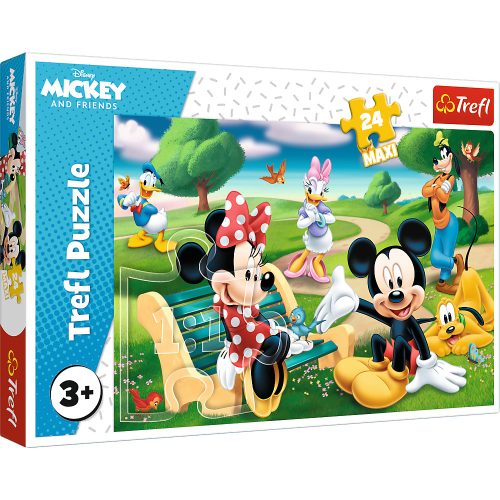 Rejtvény - 24Maxi - Mickey Mouse barátokkal - Disney Standard karakterek Trefl 14344