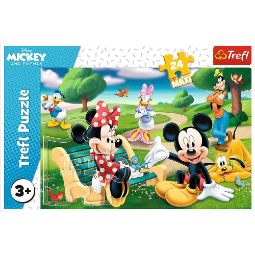 Rejtvény - 24Maxi - Mickey Mouse barátokkal - Disney Standard karakterek Trefl 14344