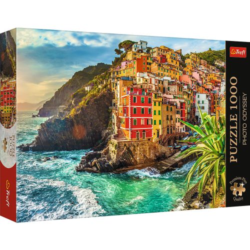 Puzzle – 1000 Premium Plus Puzzle Riomaggiore Town, Olaszország Trefl 10855