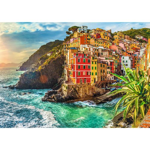 Puzzle – 1000 Premium Plus Puzzle Riomaggiore Town, Olaszország Trefl 10855