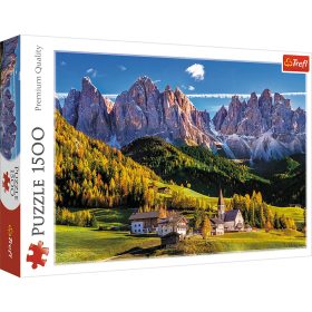   Rejtvény - 1500 - Val di Funes, Dolomitok, Olaszország Trefl 26163