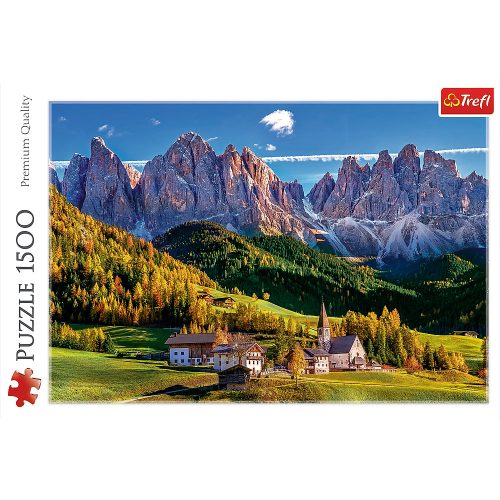 Rejtvény - 1500 - Val di Funes, Dolomitok, Olaszország Trefl 26163