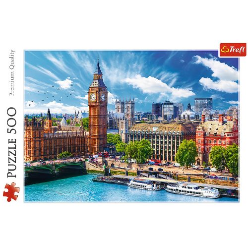 Puzzle 500 db. Napos London - Trefl 37329