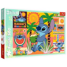   Rejtvény - 500 - Nyaralás Stitch Disney Lilo&Stitch Trefl 37483-mal