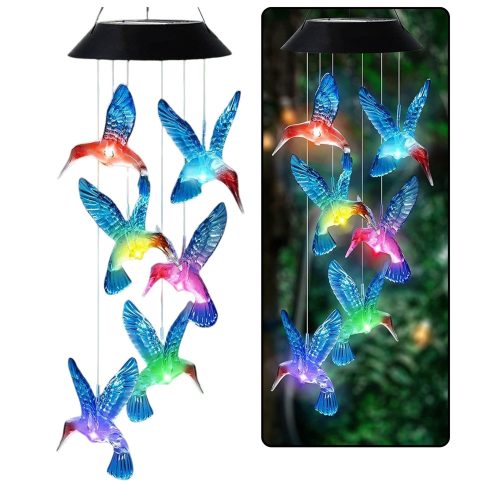 Solar Garden LED lámpák Kolibri Bells Blue 70cm