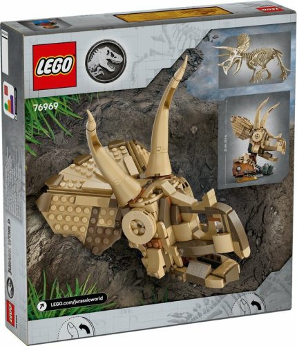 LEGO 76969 JURASSIC WORLD Dinoszaurusz csontvázak: Triceratops koponya