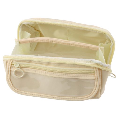 Tolltartó Iskolakészlet, Bővíthető, Tágas, Krém, Bézs, 20x10cm