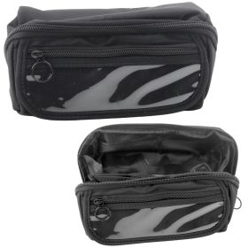   Tolltartó Iskolakészlet, Bővíthető, Tágas, Fekete, 20x10cm