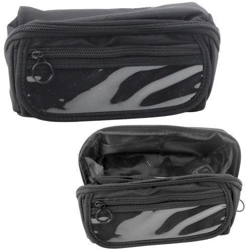 Tolltartó Iskolakészlet, Bővíthető, Tágas, Fekete, 20x10cm