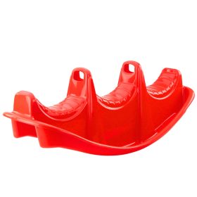   Rocker Snake háromszemélyes hintaszék, piros matricákkal, 2080