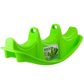   Rocker háromüléses krokodil hintaszék, zöld matricák, 2080