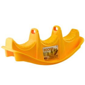   Rocker háromszemélyes hintaszék kutyabölcső matricák sárga 2080