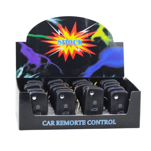 Kulcstartó autós távirányító LED zseblámpa Shock 2 az 1-ben