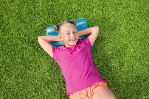 Felfújható párna 38 x 25 cm kék Bestway 52127