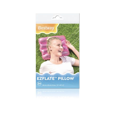 Felfújható párna 38 x 25 cm Pink Bestway 52127