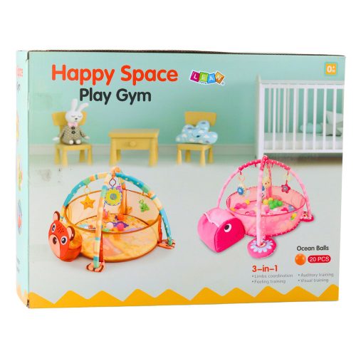 Szőnyeg, nyugágy, játszótér, medence, medálok, labdák, 20 db, 3 az 1-ben, Oroszlán